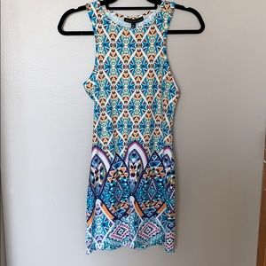 Multicolored mini dress